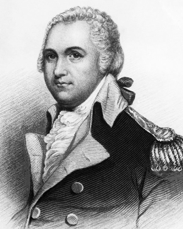 A portrait of Benedict Arnold.