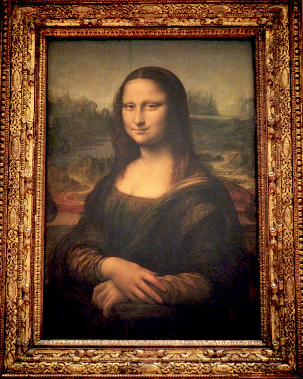 Image of the Mona Lisa painting