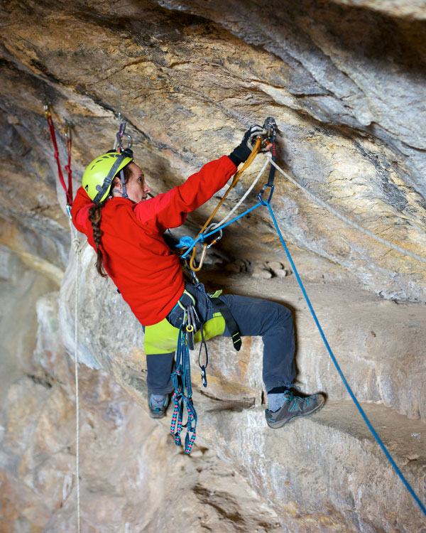 Image of a rock climber